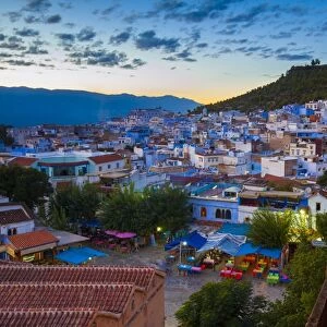 View over Chefchaouen, Morocco, North Africa