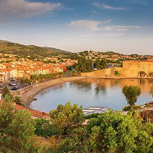 View Over Collioure, Pyrenees Orientales, Occitanie Region, France