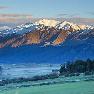View towards Coronet Peak Ski Field, Queenstown, Central Otago, South Island, New Zealand