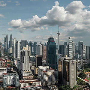 View of Downtown Kuala Lumpur, Malaysia