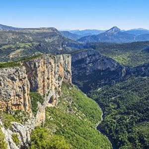 View at the Gorges du Verdon, Alpes-de-Haute-Provence, Provence-Alpes-Cote d'Azur, France