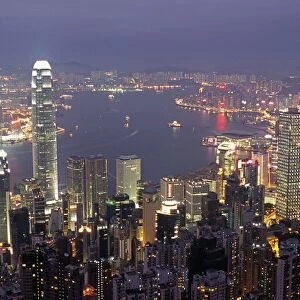 View over Hong Kong from Victoria Peak