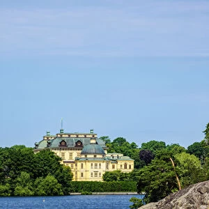 View over the Lake Malar towards the Drottningholm Palace, Stockholm, Stockholm County, Sweden