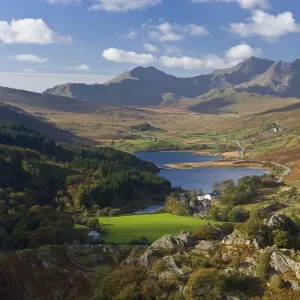 View to Llynnau Mymbyr & Mt Snowdon