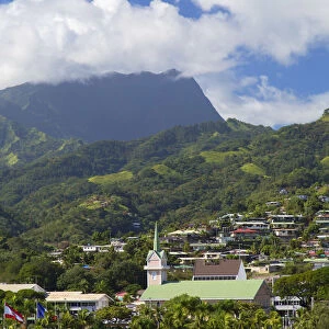 View of Pape ete, Tahiti, French Polynesia