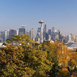 View of Seattle from Kerry Park, Seattle Washington, USA