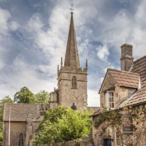 The village of Lacock, Wiltshire, England