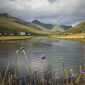 The village of Streymnes. Streymoy, Faroe Islands