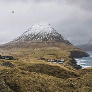The village of Viðareiði. Viðoy, Faroe Islands