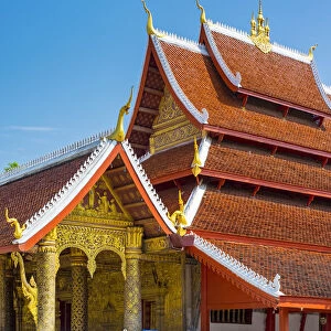 Wat Mai Suwannaphumaham buddhist temple, Luang Prabang, Louangphabang Province, Laos