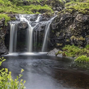 Waterfall at the Fairy Pools, Isle of Skye, Isle of Skye, Highlands, Scotland