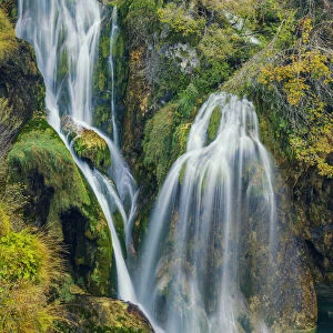 Waterfall in Plitvice National Park, Croatia