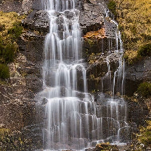 Waterfall on the River Etive. Glen Etive, Highland Region, Scotland