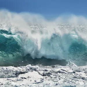 Wave impression at Point Quobba - Australia, Western Australia, Gascoyne, Point Quobba