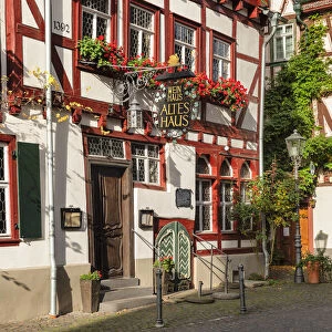Weinhaus Altes Haus, Bacharach, Rhine Valley, Rhineland-Palatinate, Germany