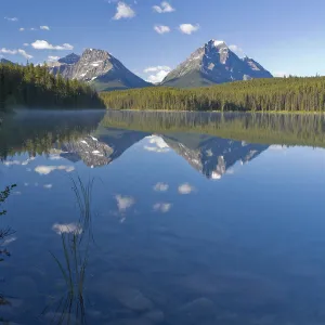 Whirlpool Peak, Mt. Fryatt & Leech Lake, Jasper National Park, Alberta, Canada