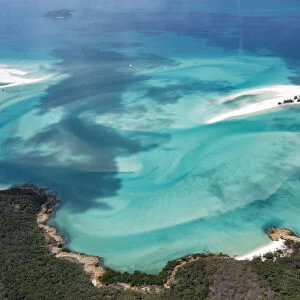 Whitehaven Beach, Queensland, Australia. Aerial View