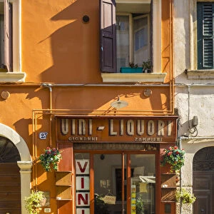 Wine bar near Piazza Bra, Verona, Veneto, Italy