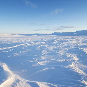 Winter landscape, Lyngen Alps, Troms region, Norway