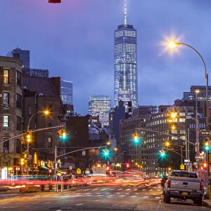 One World Trade Center from 7th Avenue, Greenwich Village, Manhattan, New York City