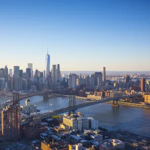 One World Trade Center, Manhattan and Brooklyn Bridges, Manhattan, New York City