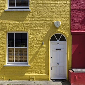 Yellow house, Chelsea, London, England, UK