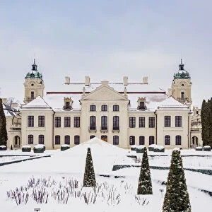 Zamoyski Palace in Kozlowka, winter, Lublin Voivodeship, Poland
