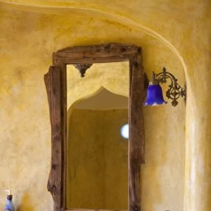 Zanzibar, Matemwe Bungalows. The stunning bathroom suit attached to one of the luxury Matemwe villas