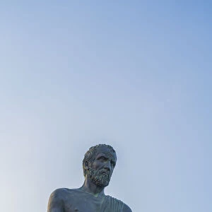 Zeno of Kition Statue, or Zenon statue, Larnaca, Cyprus