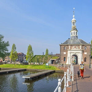 Zijlpoort at Leiden, South Holland, The Netherlands