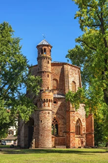 10th century Old tower, oldest religious building at the Saarland, Mettlach, Saarland