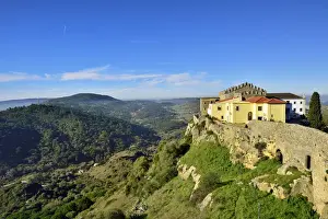 Rampart Prints: The 12th century castle of Palmela and the Pousada (Hotel) with wide views to