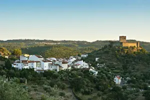 Beira Baixa Prints: The 13th century castle of the fortified medieval village of Belver, Beira Baixa