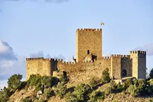 The 13th century castle of the fortified medieval village of Belver