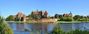 The 13th century Malbork Castle, founded by the Knights of the Teutonic Order, a Unesco