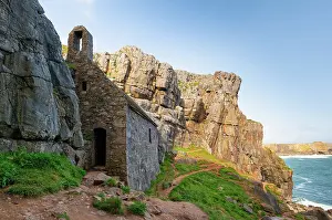 Isolated Prints: 13th century St Govan's Chapel