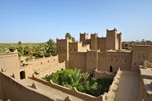 The 17th century Amerhidil kasbah, Skoura. Morocco
