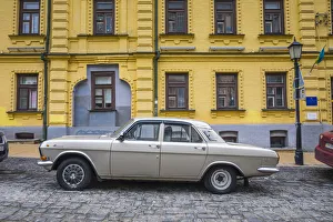 1970s Volga GAZ-24 Soviet built saloon car, Kiev (Kyiv), Ukraine
