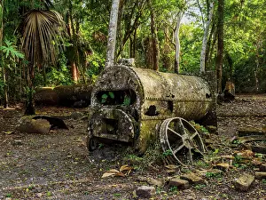 19th Century Prints: 19th-Century Sugar Mill Ruins near Lamanai Archaeological Reserve