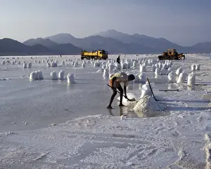 Industry Prints: At 509 feet below sea level, Lake Assal is the lowest place in Africa