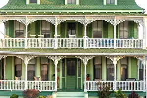 19th Century Prints: 931 Beach Guest House is Victorian guest house on Beach Ave in Cape May, New Jersey, USA