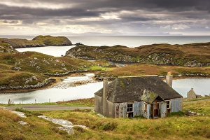 Scalpay Prints: Abandoned croft, Isle of Scalpay, Outer Hebrides, Scotland