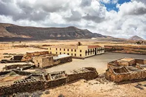 Built Space Prints: Abandoned ruins in the old complex Casa de los Coroneles (House of Colonels), La Oliva
