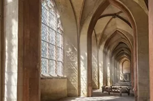 Inside Gallery: Abbey church of the Cistercian monastery Eberbach near Kiedrich, Rheingau, Hesse, Germany