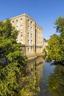 Images Dated 3rd February 2022: Abbey Mill and River Avon, Bradford-on-Avon, Wiltshire, England, United Kingdom