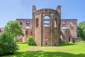 Cloister Prints: Abbey Ruins, Bad Hersfeld, Hesse, Germany