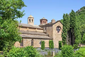 Images Dated 12th December 2022: Abbey Sainte-Marie de Fontfroide near Narbonne, Aude, Languedoc-Roussillon, Occitanie, France