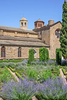 Images Dated 12th December 2022: Abbey Sainte-Marie de Fontfroide near Narbonne, Aude, Languedoc-Roussillon, Occitanie, France