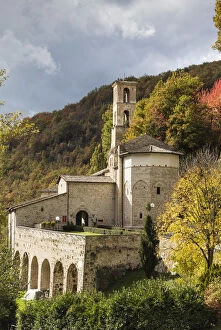 The abbey of Sant Eutizio, Province of Perugia, Umbria, Italy