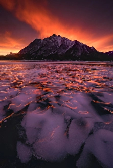 Clearwater County Prints: Abraham Lake, Clearwater County, Alberta, Canada